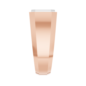 Luxury Lab Grown Emerald Cut Gemstone <b>Ring</b> Classic Bold Statement Unisex Jewelry Rose Gold/White Gold/Yellow Gold Bezel Setting - Product Image 2