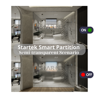 Verre intelligent commutable pour villa