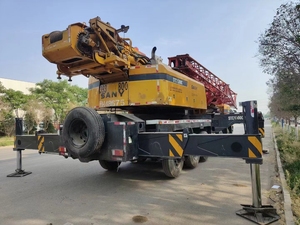 Grue mobile d'occasion fiable 100T, hauteur de levage 78m, contrepoids 32,5T, moteur Weichai, Poids total autorisé en roulant 55000kg pour travaux de levage industriels - Product Image 4