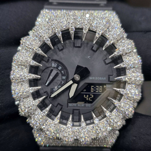 Reloj de Moissanita Mecánico y de Cuarzo de la Mejor Calidad de Starspire Jewels, Resistente al Agua 3BAR, Estilo Elegante para Mujer - Product Image 1