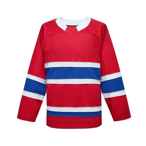 Jersey de hockey sobre hielo al por mayor de fábrica, 100% poliéster sublimado, calidad premium, proveedor de jerseys de hockey sobre hielo personalizados de Pakistán - Product Image 1