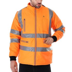 Chaqueta de Seguridad de Alta Visibilidad para Invierno, Impermeable, Reflectante, para Trabajo, Construcción, Resistente al Viento, para Hombre, 2026 - Product Image 3