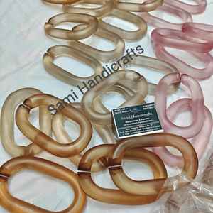 งานศิลปะเรซิ่นตกแต่ง ดีไซน์ใหม่สีสันสดใส โซ่เรซิ่นขนาดใหญ่และขนาดเล็ก มีจำหน่าย พร้อมบริการสลักโลโก้ตามสั่ง - Product Image 5