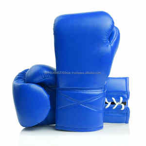 Gants de coup de pied pour l'entraînement au Muaythai et les gants de boxe en cuir PU en cuir de vachette véritable multicouche haute densité MMA imperméables - Product Image 3