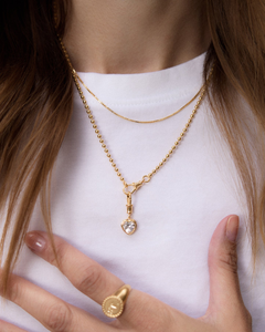 สร้อยคอทองคำแท้ 14K ดีไซน์ทันสมัย ประดับเพชร VVS ทรงหัวใจขนาด 7 มม. พร้อมจี้รูปหัวใจ เหมาะสำหรับผู้หญิง สวมใส่ในงานกลางคืน - Product Image 5