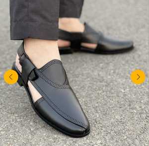 Sandalias de Hombre de Cuero Genuino con Correa en T, Punta Cerrada, Hebilla, Estilo Clásico, Suela de Goma Antideslizante, para Todas las Temporadas - Product Image 1