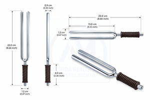 ชุดเครื่องมือจัดกระดูก AL MIDA Precision Tuning Fork สำหรับคลินิกทางการแพทย์ ได้รับการรับรองมาตรฐาน CE และ ISO13485 พร้อมคู่มือการใช้งาน รับประกัน 1 ปี - Product Image 4
