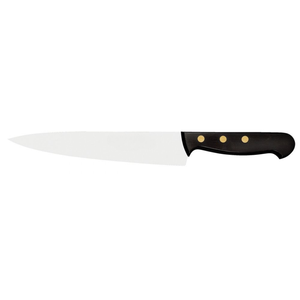 Cuchillos de Chef con Mango Negro y Tres Remaches Dorados para Cocina Profesional, para Cortar Verduras, Rebanar Carne y Preparar Alimentos - Product Image 1