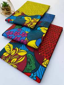 Lujoso estampado de cera africana de Libia y tela de algodón de Ankara diseño personalizado para atuendo de boda de moda ropa de fiesta y decoración del hogar - Product Image 6