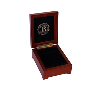 Caja de Joyería de Madera Natural Rectangular Pulida Hecha a Mano, Estuche de Almacenamiento de Regalo para Mesa, Estilo Antiguo con Interior Negro, Hecho en Vietnam - Product Image 1