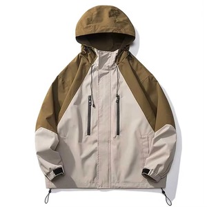 Chaquetas Cortavientos de Lona Impermeables para Invierno, de Secado Rápido, Transpirables, con Capucha, para Correr, Entrenamiento, Personalizadas para Hombre, Online - Product Image 1