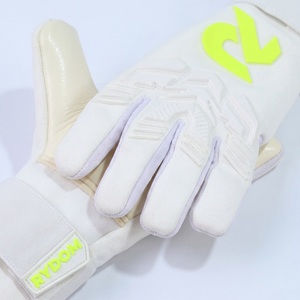 RYDOM Football <b>Goalkeeper</b> <b>Gloves</b> Full Finger PU Material Non-Slip Adjustable Wrist Strap Breathable Unisex Sports Gear - Product Image 4
