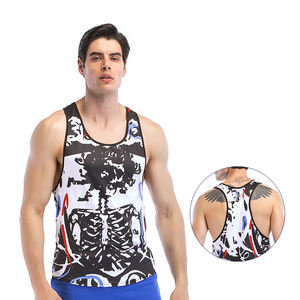 Débardeur de sport pour homme à séchage rapide et respirant, design personnalisé, prix abordable, vente chaude - Product Image 2