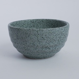 Moss <b>Green</b> Speckled Small Ceramic Bowl Japandi Design <b>Microwave</b> Dishwasher Safe Handmade for Rice Soup Restaurant Tableware - Product Image 4