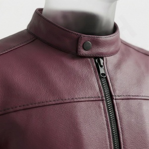 Veste de moto en cuir véritable pour homme de qualité supérieure, nouvelle arrivée, vestes de moto d'hiver, protections amovibles, personnalisables - Product Image 4