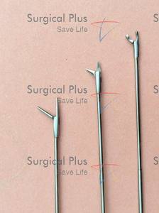 Pinzas de Biopsia Laringea Tipo Tijera y Eje de Agarre 2mmx23cm, Juego de 3 Instrumentos de Acero Inoxidable de Alta Precisión - Product Image 2