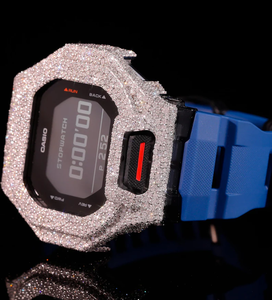 Montre Homme de Luxe Starspire Jewels à Mouvement Automatique Quartz ETA, Moissanite VVS, Style Business Hip Hop, Métal Givré et Bracelet Caoutchouc - Product Image 3
