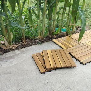 DIY Click Interlocking Eco-Friendly Fireproof Waterproof Anti-Slip Square Modern Decking Tile 30 X 30 cm Patio Outdoor Balcony - Product Image 6