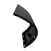 Module LED flexible P4, module d'affichage LED souple pour écran LED incurvé créatif, publicité intérieure et extérieure