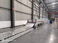 Ligne de production de machines à laminage haute vitesse pour feuilles de PVC et papier, pour panneaux alvéolaires en aluminium avec roulement et moteur