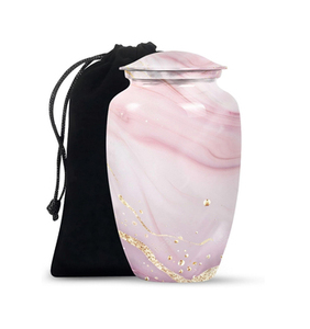 Wholesale Metal Cremation Urns <b>for</b> Adult Human <b>Ashes</b> Modern Design Funeral Supplies <b>Casket</b> Memorial Keepsake - Product Image 1