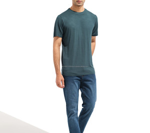 Custom Plain t Shirts Men Casual Heavyweight T-shirt Custom <b>Logo</b> 100% Cotton Loose T Shirts - Product Image 3