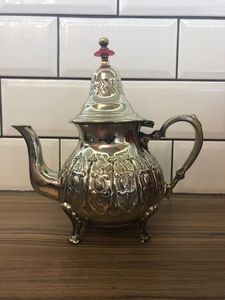Handmade teapot Arabic serve ware Moroccan decor tabletop decor <b>tea</b> time accessory heritage teapot royal serve ware <b>antique</b> - Product Image 1