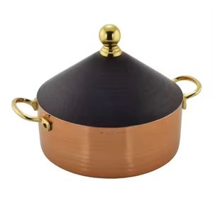 Ceramic Food <b>Storage</b> <b>Containers</b> With Lid Round Shape Gold Trim Modern Luxury Design <b>Kitchen</b> Use Freshness Preservation - Product Image 3
