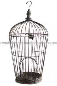 Jaula de pájaros Luz de techo Colgante Sombra de hierro Metal Iluminación interior Decorativa - Product Image 5