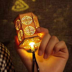 Linterna de madera para exteriores con pilas, luces de hadas navideñas para decoración de jardín, festivales, paisajes y hoteles - Product Image 3