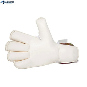 Gants de gardien de but de football durables, paume en latex antidérapante, respirants, fermeture auto-agrippante, protection des doigts et du pouce pour l'entraînement - Product Image 6