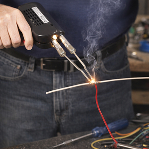 Pistola de Soldar Eléctrica de Plástico Nueva al por Mayor, Kit de 140W con Luz LED, Punta de Repuesto, Mangos Ergonómicos Portátiles para Electrónica - Product Image 2