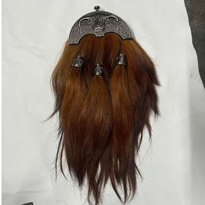 Bolsa sporran tradicional hecha a mano de cuero para hombres, accesorios escoceses para kilt y ropa de las Tierras Altas, para eventos de vestimenta formal. Bolsas sporran. - Product Image 1
