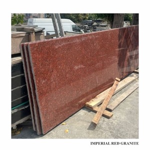 Encimeras de Cocina de Granito Rojo Imperial, Piedra Pulida de Primera Calidad al por Mayor, Estilo de Diseño Moderno # Piedras Naturales Rojas Imperiales de la India - Product Image 4