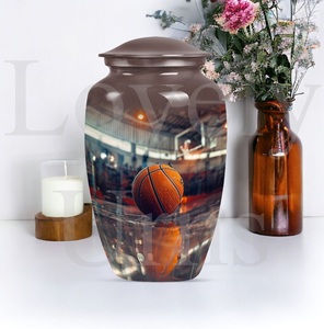 Basketball urn moms solace unique cremation <b>keepsake</b> memorial urn for human <b>ashes</b> decorative tribute remembrance - Product Image 2