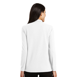 Chemises de golf et de tennis pour femmes, pull-over performant à manches longues, polos boutonnés, style décontracté, polyester, logo, travail - Product Image 2