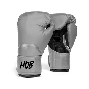 ถุงมือชกมวยโลโก้สีเทาแบบกำหนดเอง ทนทาน ประสิทธิภาพดีเยี่ยม พร้อมการป้องกันอย่างดีเยี่ยม ขายส่งถุงมือฝึกซ้อม - Product Image 1