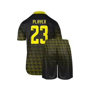 Custom Men's Soccer Uniform Kit Blue Gradient Sublimated Jersey Shorts <b>Socks</b> Breathable Quick Dry Athletic Fit All Seasons - Product Image 4