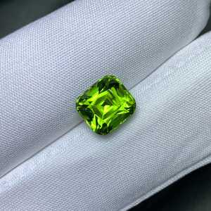 Natural Faceted Peridot Stone Vivid Green Gemstone Pakistan Origin Premium Quality Jewelry Making Stone - Product Image 5