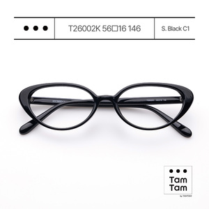แว่นตา Tam Tam Cat Eye T26002K 56 16 146 S. สีเทา C2 ฟูลริมกรอบแก้ไขสายตาสำหรับผู้หญิง - Product Image 2