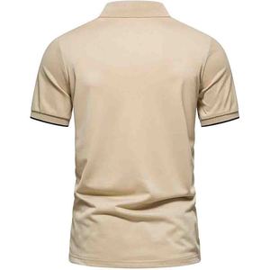 Chemises polo boutonnées pour hommes, manches courtes, décontractées, confortables, coupe ajustée, athlétiques, pour le tennis, le golf, t-shirts à col - Product Image 6