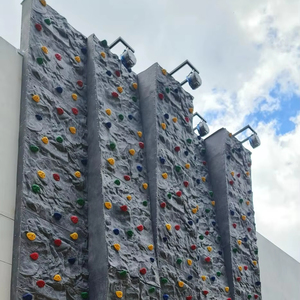 Pared de Escalada de Fibra de Vidrio 4x4 Única para Interiores/Exteriores, Parque de Aventuras Modular, Educativo para Niños y Adultos, Guardería, Casa de Juegos Deportiva - Product Image 1