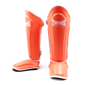 Protector de Piernas de Cuero con Logotipo Personalizado de Alta Calidad, Protectores de Pies para Muay Thai, Artes Marciales, Kickboxing, Protector de Espinillas de Boxeo 2026 - Product Image 2