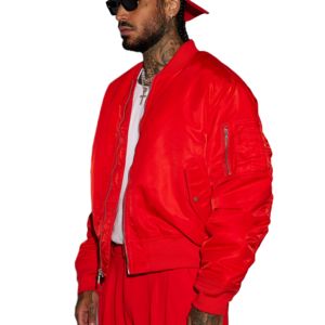 Chaqueta Cortavientos de Nailon para Hombre, Chaqueta Varsity de Béisbol con Cremallera Completa, Chaqueta Bomber de Piloto, Chaqueta Urbana para Hombre - Product Image 5