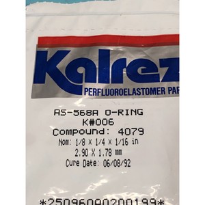 KALREZ AS-568A O-RING K # 006, COMPOUND: 4079, 2-006 - Équipements et pièces semi-conductrices d'occasion fiables à l'échelle mondiale chez - Product Image 3