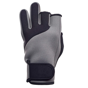 Gants de pêche d'été imperméables OEM pour sports de plein air, logo personnalisé, matériau polyester, prix de gros, service d'usine - Product Image 5