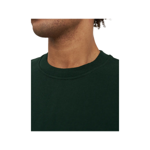 <b>Men's</b> Dark <b>Green</b> Short Sleeve O-Neck T-Shirt Loose Fit Solid Casual <b>Top</b> - Product Image 4
