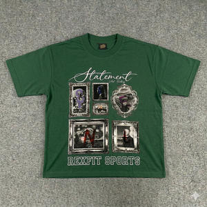 เสื้อยืดแฟชั่น REXFIT SPORTS ผ้าฝ้าย 100% สำหรับสกรีนลายแบบรีดร้อน เสื้อยืดผู้ชายสั่งทำได้ - Product Image 5