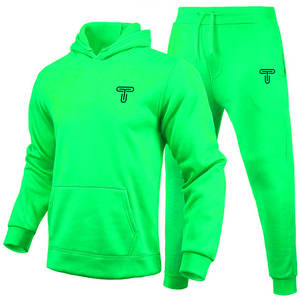 Venta caliente de gran tamaño de las mujeres personalizadas pulóver con capucha chándal con logotipo gimnasio ajuste pantalones de chándal Streetwear Joggers conjunto - Product Image 4