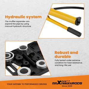 10T Hydraulic Exhaust Pipe Expander Auto Repair Tool Kit with 1 5/8\" to 4 1/4\" Stretcher 78835 - Product Image 6